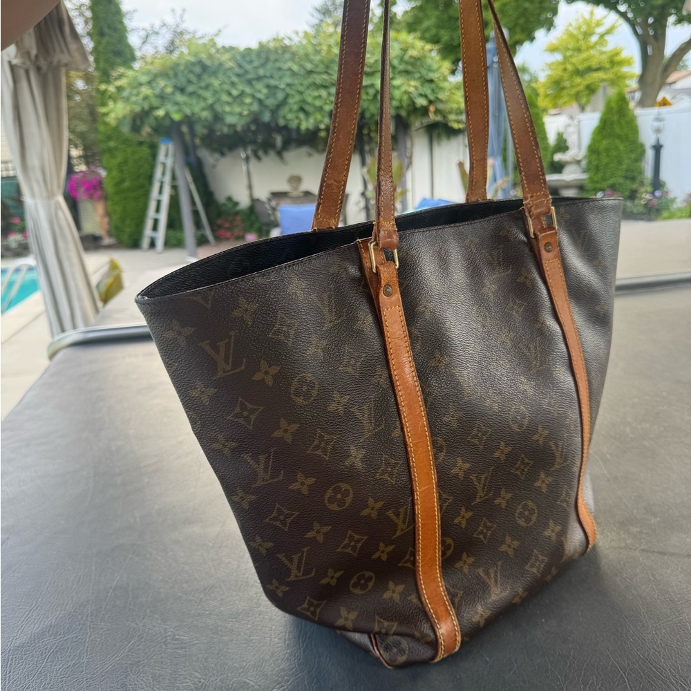 Louis Vuitton Brown Monogram Tote - Picture 12 of 14